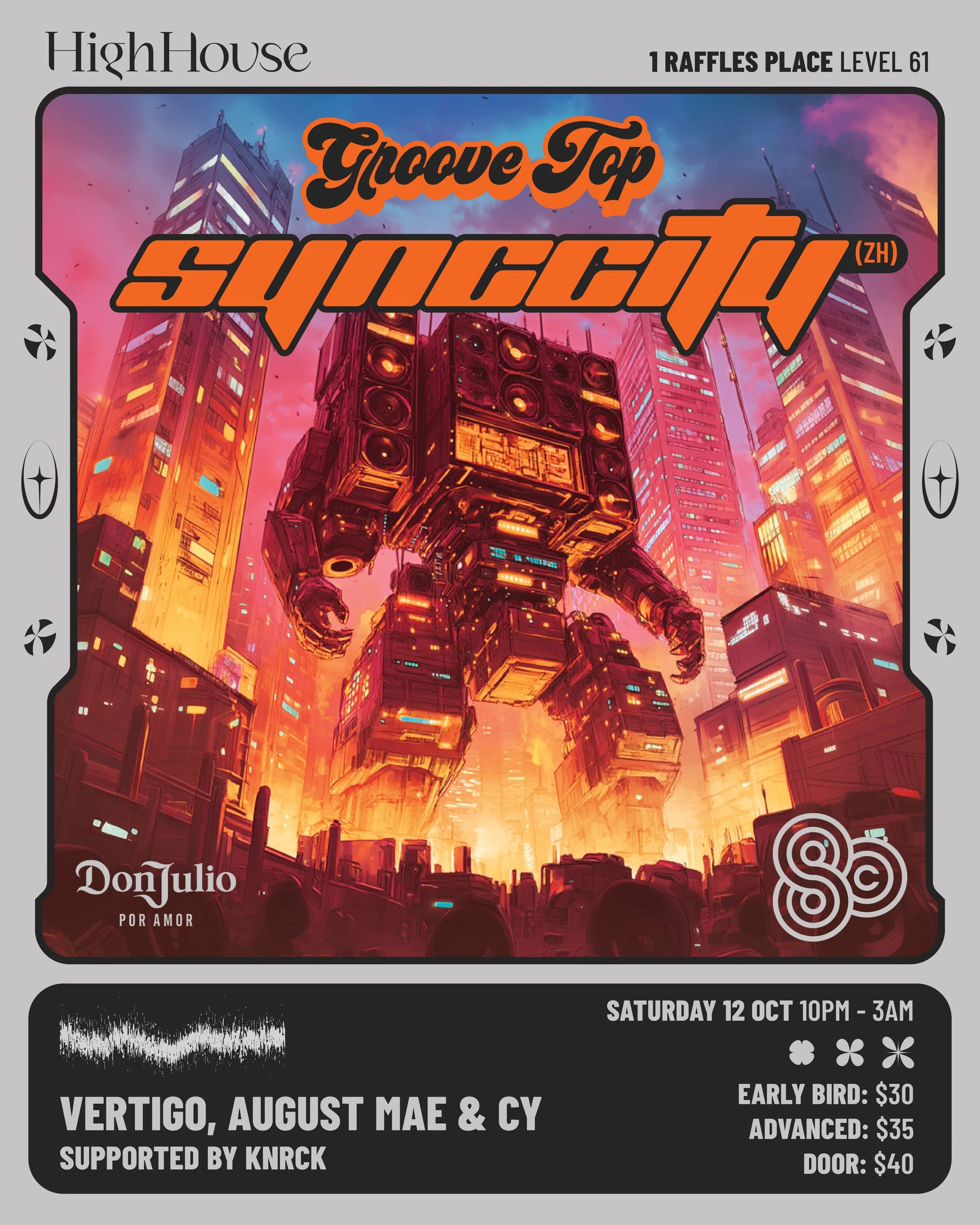 洋楽 CYCO CITY G-RAP GrooveTop presents Synccity (ZH) — GrooveTop